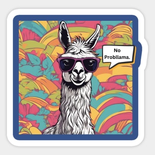 No Probllama Sticker